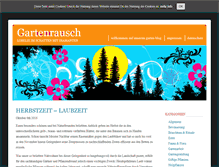 Tablet Screenshot of gartenrausch.com